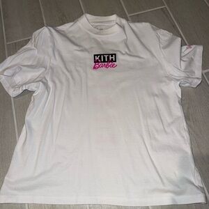 Kith White and Pink Short Sleeve Tee
